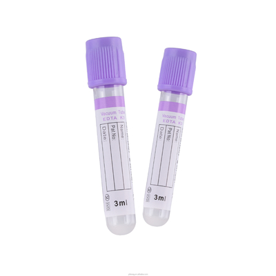 Tubo da coleção do sangue do EDTA do vácuo K3