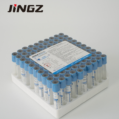 Tubos de citrato de sódio 3,2% aprovados pelo CE Tubos PT 2-10 ml Vazão para recolha de amostras de sangue