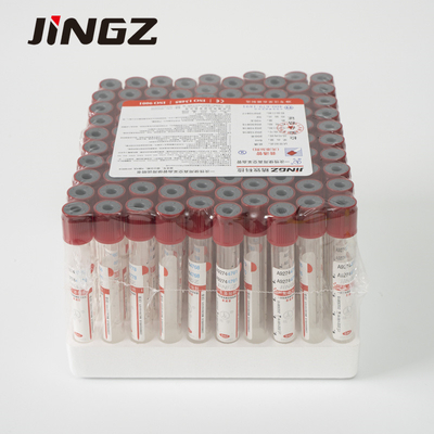 tubo da coleção da amostra de sangue do vácuo do tubo da planície de 16*100mm que concorda Vacuum