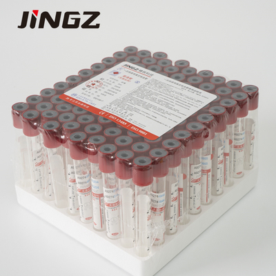 CE aprovado Red Top No Additive Plain Tube Vacuum Blood Sample Collection Tube De acordo com o Vacuum