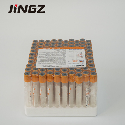 coágulo Actiavtor Vacuum alaranjado do soro dos tubos da coleção de espécime do sangue 2-10ml