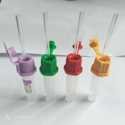 Tubos amarelos bioquímicos do sangue do separador do gel dos PP 0.5ml dos tubos da coleção do sangue do tampão