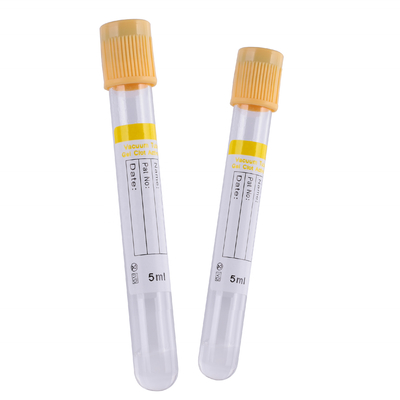 vácuo de vidro do tubo do ativador do coágulo do gel da separação do tubo de ensaio 13*100mm do gel de 4ml 8ml