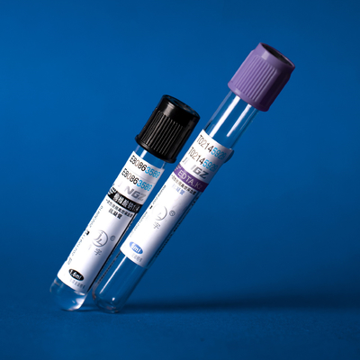 Tubo descartável Vacuum 2-10ml da coleção da amostra de sangue do vácuo com CE Mark