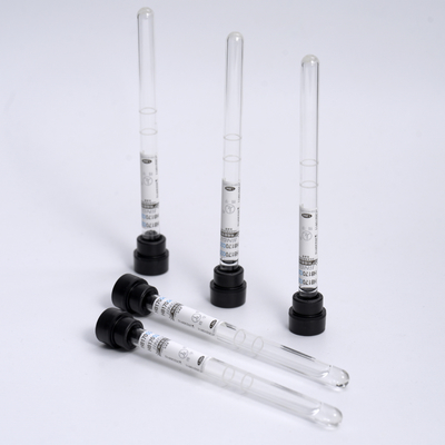 análise de sangue Vacuum do Esr do preto do tubo da coleção do sangue do citrato de sódio de 1.28ml 1.6ml