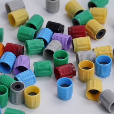 O tubo colorido da coleção do sangue de Vacuum parte tampões do tubo de 13mm 16mm