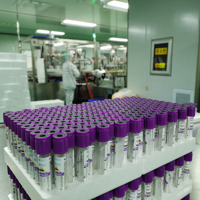 Tubo do EDTA de JINGZ 0.5ml-10ml K2 para o vácuo da análise de sangue de acordo com a altura