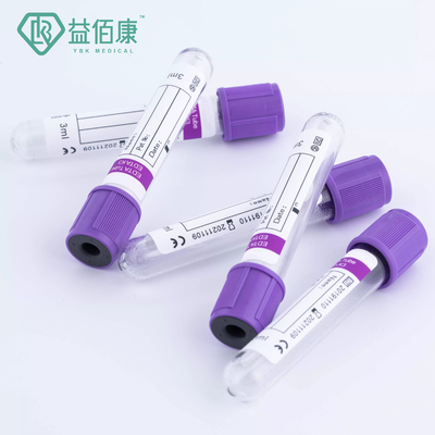 Tubo de vácuo de vidro dos tubos de ensaio 3ml 13*75mm da amostra de sangue do EDTA K3 com tipo do OEM