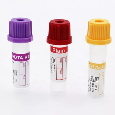 Tubos pequenos 0.25ml-1ml da coleção do sangue do volume