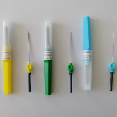 Steriled azul Pen Type Blood Collection Needle 23G para amostras múltiplas