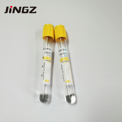 Parte superior do ouro do tubo do ativador do coágulo do gel do CE 13*100mm Sst para o exame médico
