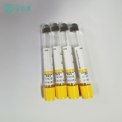 Tubo amarelo do gel da separação do tubo 0.25-10ml da coleção da amostra de sangue