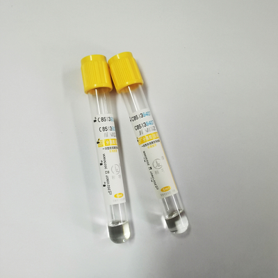 Tubo plástico descartável do ativador do coágulo do gel 6ml para a coleção 13*100mm do sangue