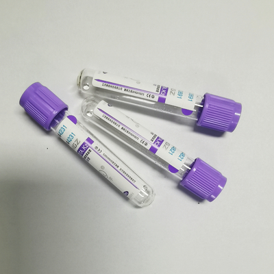 Tubo da coleção do sangue do EDTA K3 de JINGZ 0.25ml-10ml micro com os tampões codificados cor