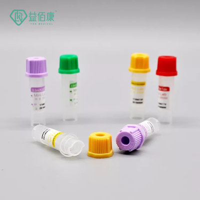 Tubo 0.5ml PP da coleção do sangue de Vacuum da heparina micro 8*45mm para o único uso