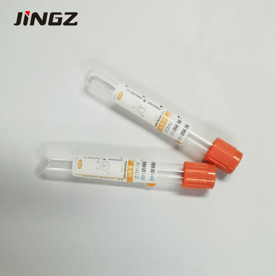 Tubo de coagulação Pro-Orange ou Red Cap Com Activador de Coágulo 4 ml 5 ml 6 ml Tubo de Análise de Sangue