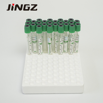tubo superior verde da heparina do lítio de 13*75mm tubos de um sangue de 4 Ml para testes bioquímicos