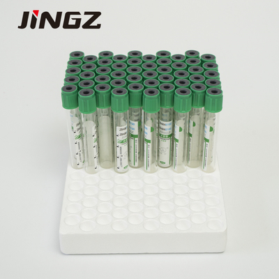 tubo superior verde da heparina do lítio de 13*75mm tubos de um sangue de 4 Ml para testes bioquímicos