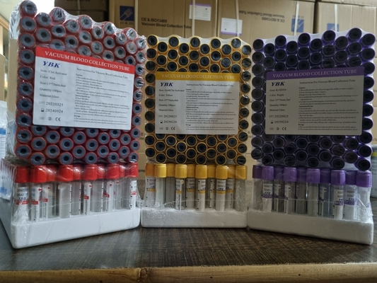 tubo 1-10ml do gel do tubo do EDTA do tubo da coleção da amostra de sangue de 13*75mm Vacuum
