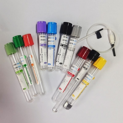 Cremalheiras do tubo 12/18 da amostra de sangue do EDTA do vácuo pelo aditivo da caixa 3.2mg/ml