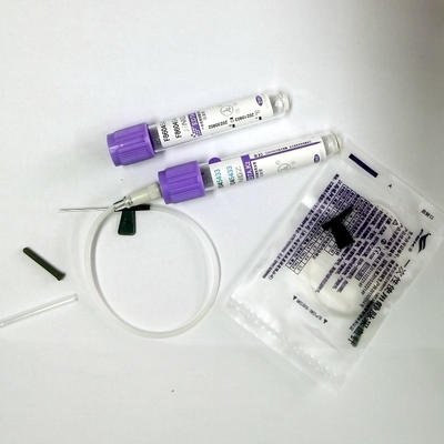 Tubo de vácuo estéril 2ml do tubo da coleção do sangue do EDTA do tampão K3 da imprensa