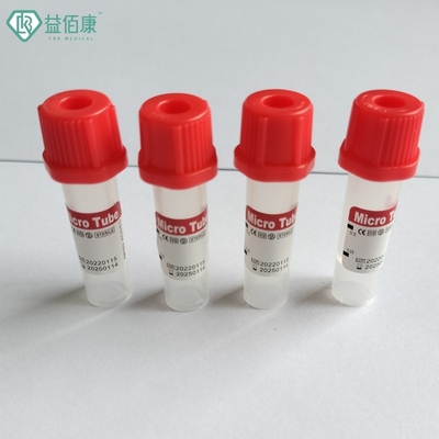 coleção do sangue de 100pcs/Pack PP Mini Plain Tube For Pediatric
