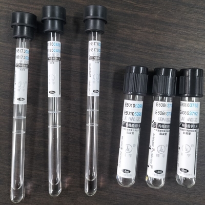 Cápsula preta 1,6 ml 1, 28 ml Citrato de sódio 3, 8% tubo ESR tubo de análise de sangue