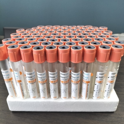 Tubos de coagulação vermelhos com activador de coágulo 4 ml Tubos de vidro para animais de estimação