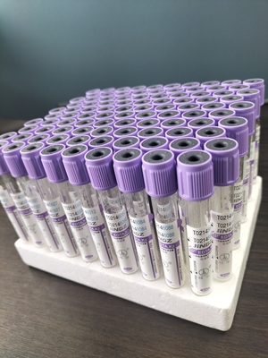 16*100mm Diâmetro K2 tubo EDTA com capacidade de 1 ml-10 ml de plástico/vidro