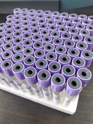 16*100mm Diâmetro K2 tubo EDTA com capacidade de 1 ml-10 ml de plástico/vidro