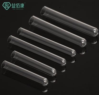 Tubos médicos de recolha de sangue Partes de tubos PET 12*75mm 12*100mm