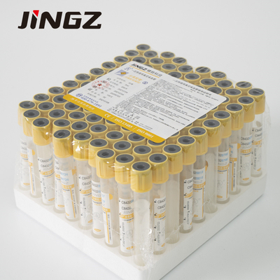 Fábrica de vendas a quente Activador de coágulos de gel de tampa amarela Tubos de coleta de sangue Tubos anticoagulantes Tubos SST