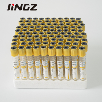 Fábrica de vendas a quente Activador de coágulos de gel de tampa amarela Tubos de coleta de sangue Tubos anticoagulantes Tubos SST