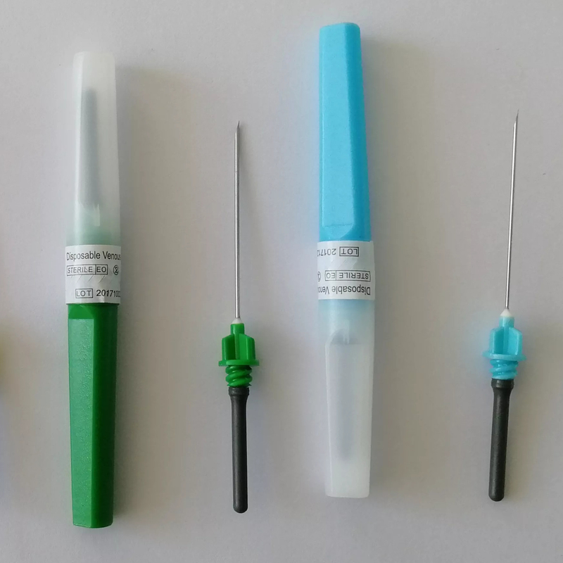 Steriled azul Pen Type Blood Collection Needle 23G para amostras múltiplas