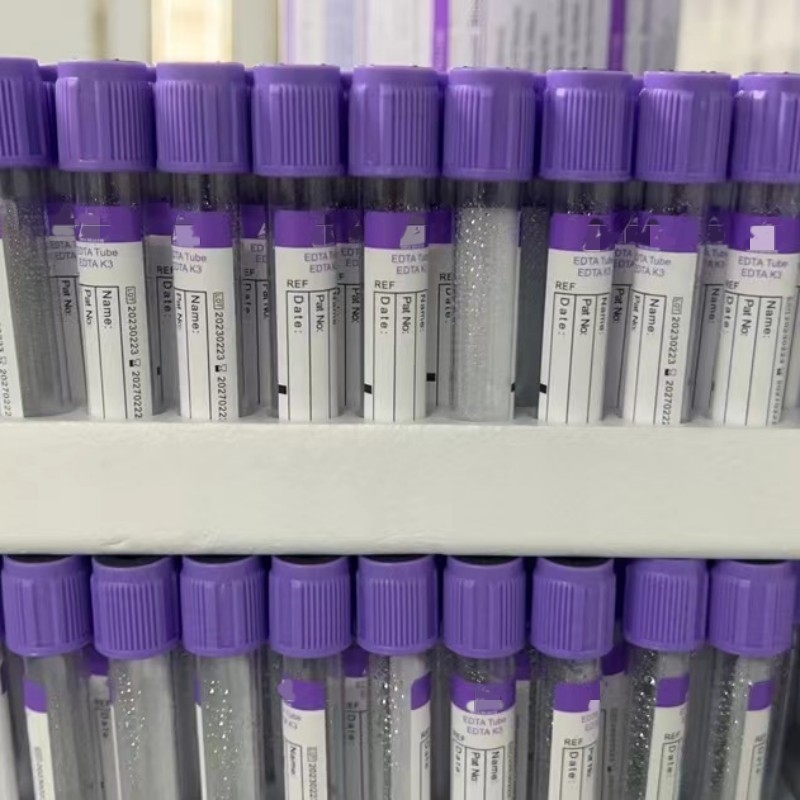 Tubos de ensaio chineses do EDTA da fábrica K3 do tubo da coleção do sangue para o uso do laboratório