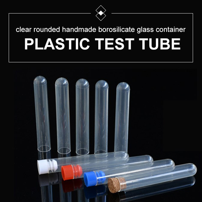 Tubo PET para tubos de teste de sangue 13*75mm 13*75mm 16*100mm tubo de teste transparente
