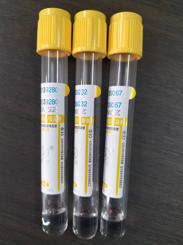 Tubos de coleta de sangue para laboratórios clínicos