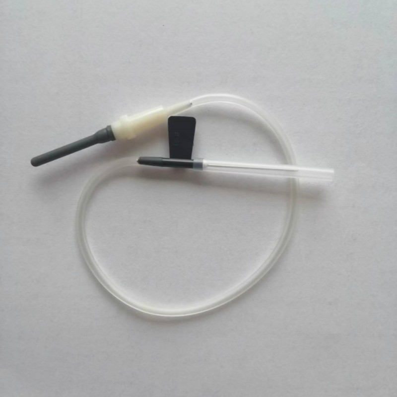 Agulha da borboleta de asa única Agulha de coleta de sangue 21G 22G 23G 24G 25G Com marca Ce